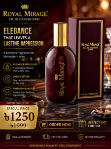 ROYAL MIRAGE 120ml Eau De Cologne Spray